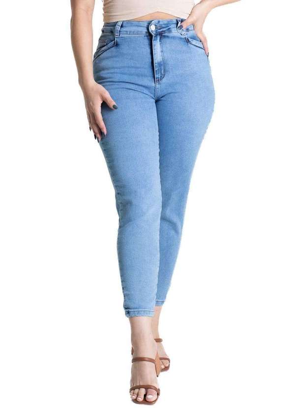 Sawary - Calça Jeans Sawary Mom - 281007 Azul