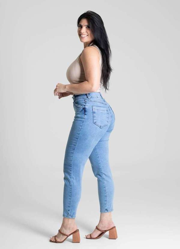 Sawary - Calça Jeans Sawary Mom - 281007 Azul 3