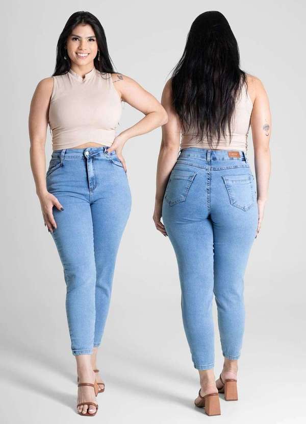 Sawary - Calça Jeans Sawary Mom - 281007 Azul 6