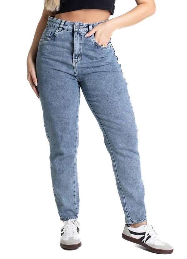 Sawary - Calça Jeans Sawary Mom - 281049 Azul