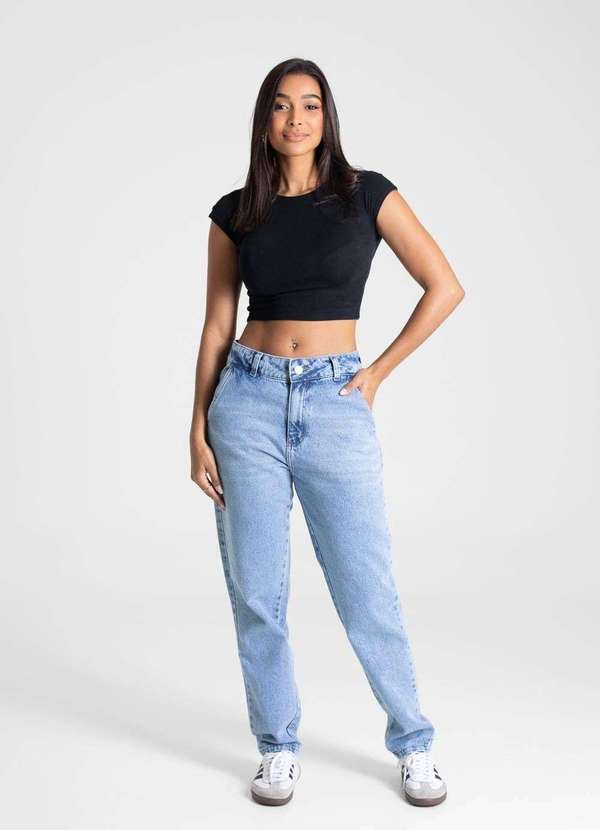 Sawary - Calça Jeans Sawary Mom - 281246 Azul 2