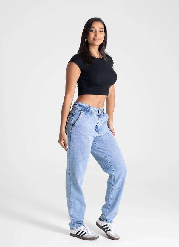 Sawary - Calça Jeans Sawary Mom - 281246 Azul 3