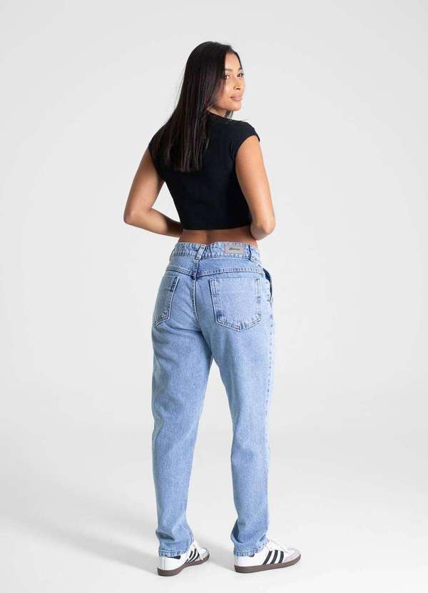 Sawary - Calça Jeans Sawary Mom - 281246 Azul 4