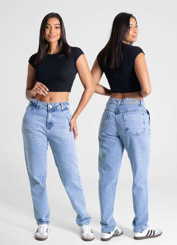 Sawary - Calça Jeans Sawary Mom - 281246 Azul 6