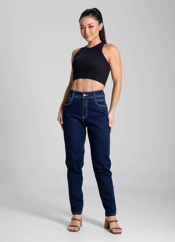 Sawary - Calça Jeans Sawary Mom - 281262 Azul 2