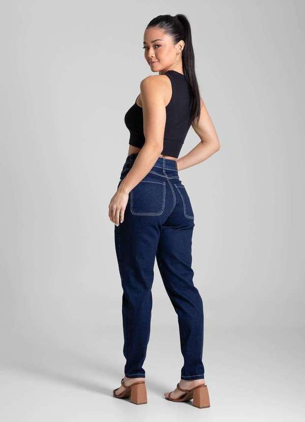 Sawary - Calça Jeans Sawary Mom - 281262 Azul 4