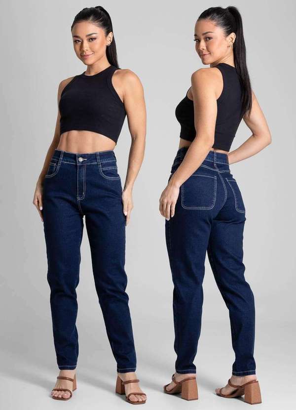 Sawary - Calça Jeans Sawary Mom - 281262 Azul 6