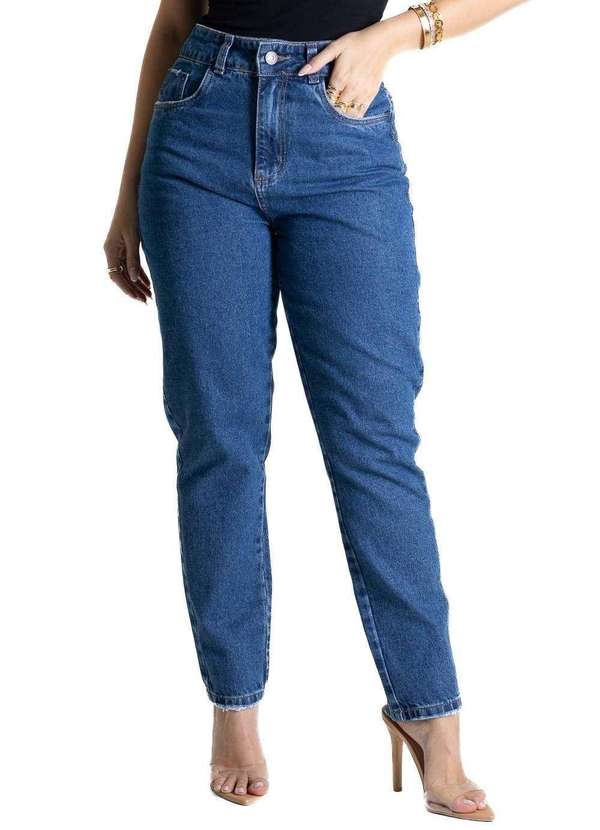 Sawary - Calça Jeans Sawary Mom - 281348 Azul