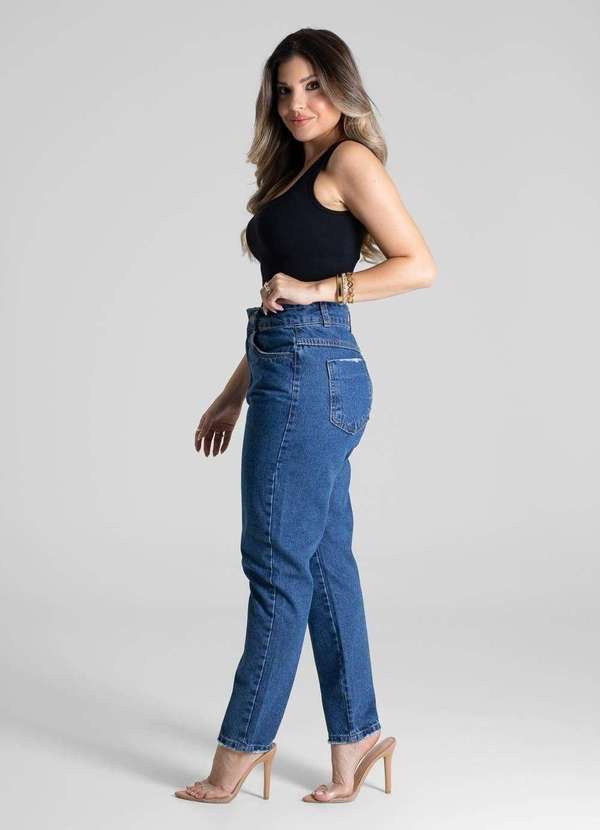 Sawary - Calça Jeans Sawary Mom - 281348 Azul 3