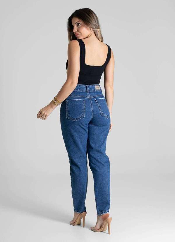 Sawary - Calça Jeans Sawary Mom - 281348 Azul 4