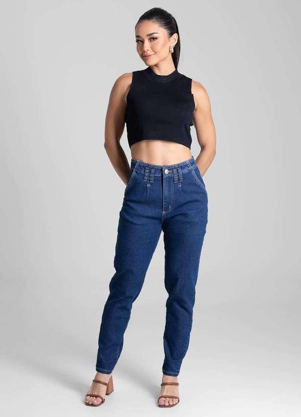 Sawary - Calça Jeans Sawary Mom - 281356 Azul 2