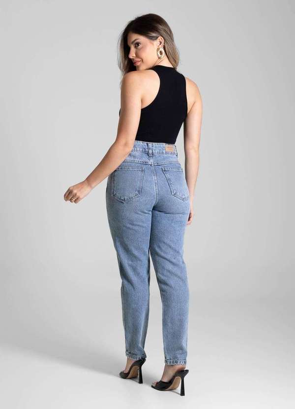 Sawary - Calça Jeans Sawary Mom - 281662 Azul 4