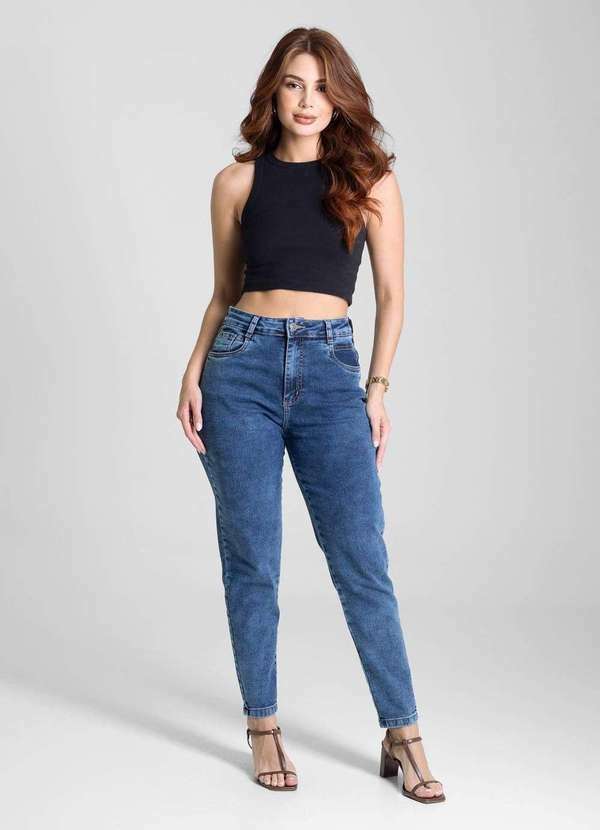 Sawary - Calça Jeans Sawary Mom - 281667 Azul 2