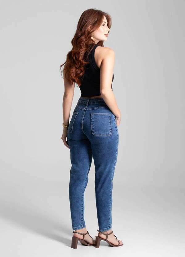 Sawary - Calça Jeans Sawary Mom - 281667 Azul 4