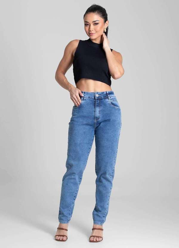 Sawary - Calça Jeans Sawary Mom - 281862 Azul 2
