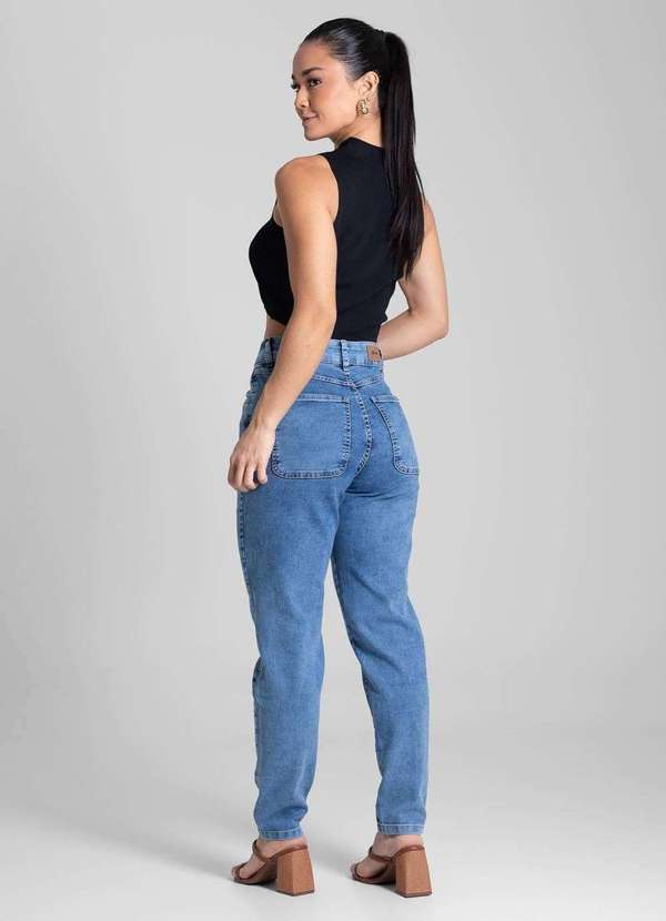 Sawary - Calça Jeans Sawary Mom - 281862 Azul 4