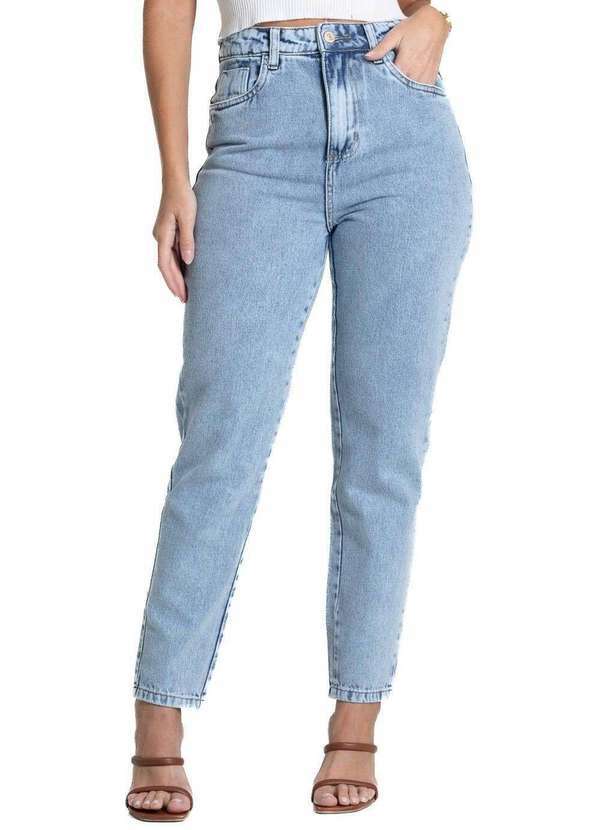 Sawary - Calça Jeans Sawary Mom - 282194 Azul