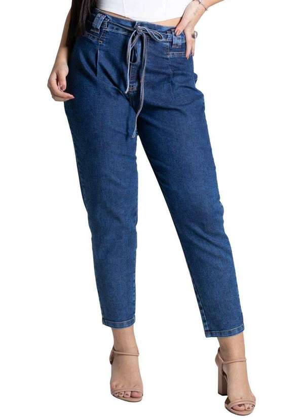 Sawary - Calça Jeans Sawary Mom - 276833 Azul