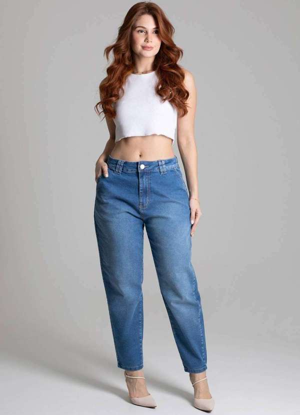 Sawary - Calça Jeans Sawary Mom - 277475 Azul 2