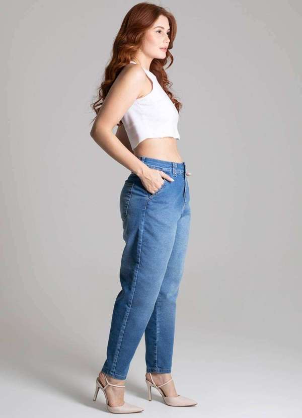 Sawary - Calça Jeans Sawary Mom - 277475 Azul 3