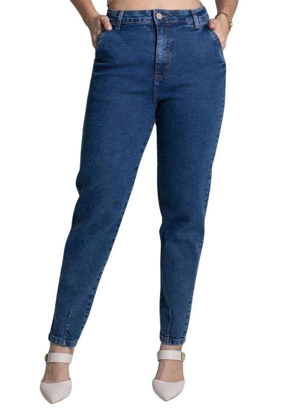 Sawary - Calça Jeans Sawary Mom Azul