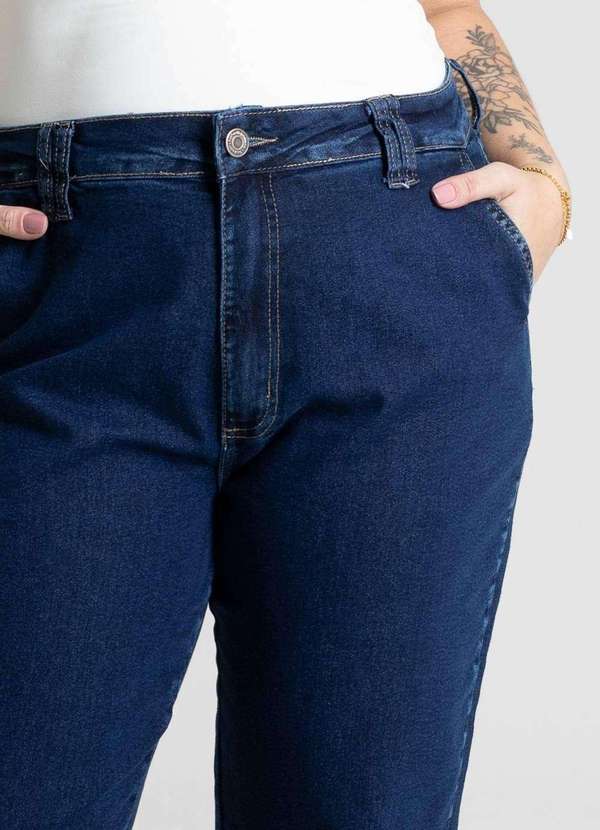 Sawary - Calça Jeans Sawary Mom Plus Size - 280847 Azul 5
