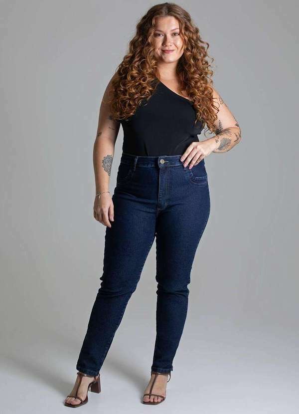 Sawary - Calça Jeans Sawary Plus Size - 278855 Azul 2