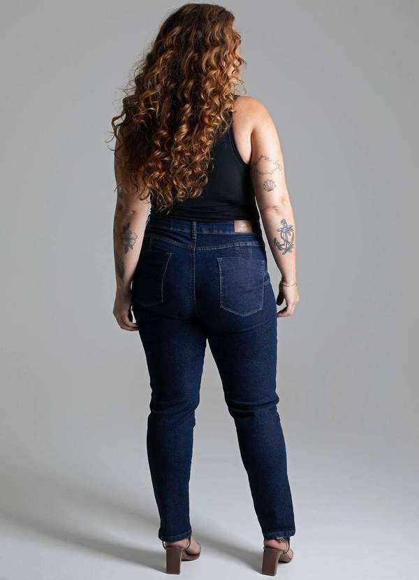 Sawary - Calça Jeans Sawary Plus Size - 278855 Azul 4