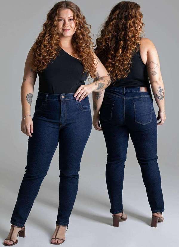 Sawary - Calça Jeans Sawary Plus Size - 278855 Azul 6