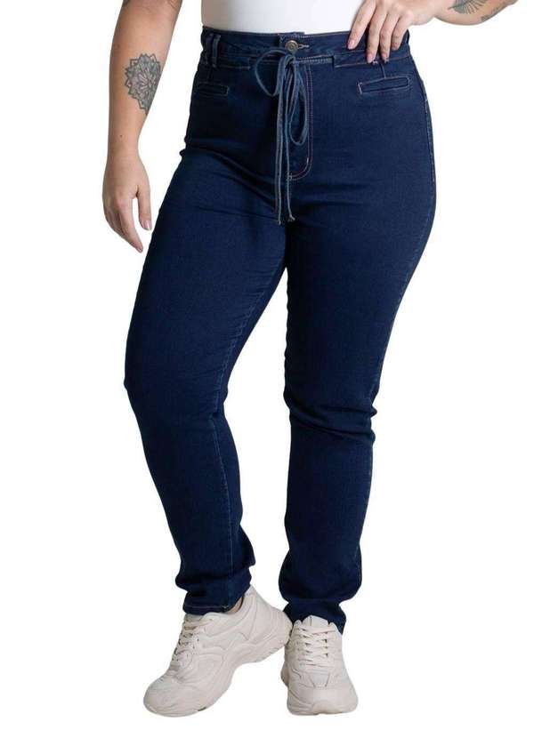Sawary - Calça Jeans Sawary Plus Size - 279049 Azul