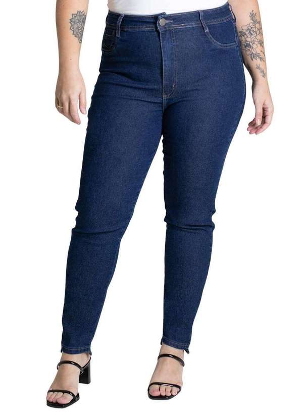 Sawary - Calça Jeans Sawary Plus Size - 279231 Azul