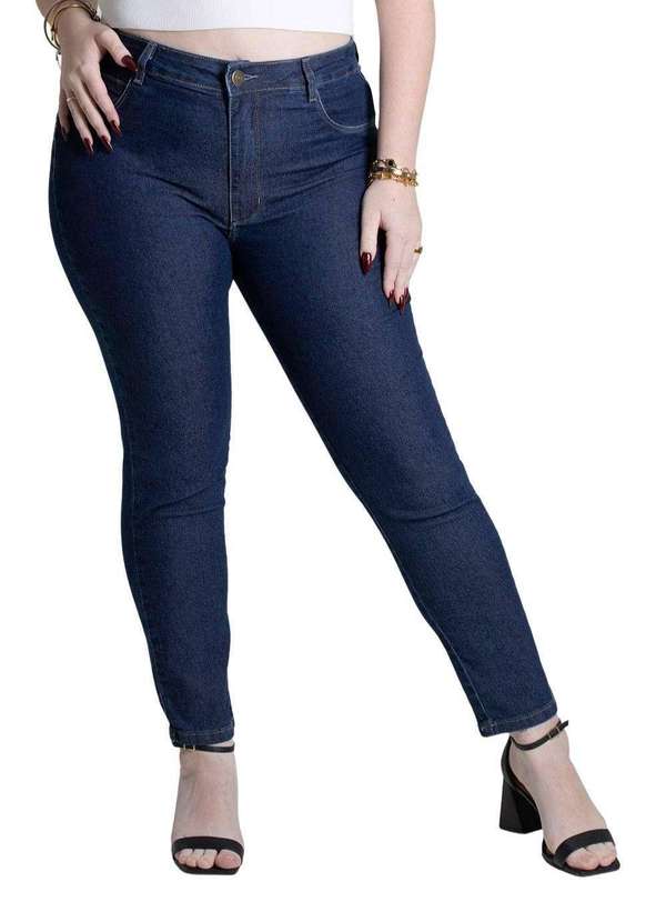 Sawary - Calça Jeans Sawary Plus Size - 279307 Azul