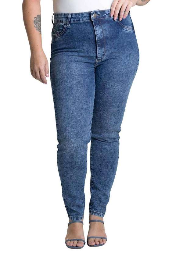 Sawary - Calça Jeans Sawary Plus Size - 279416 Azul 7
