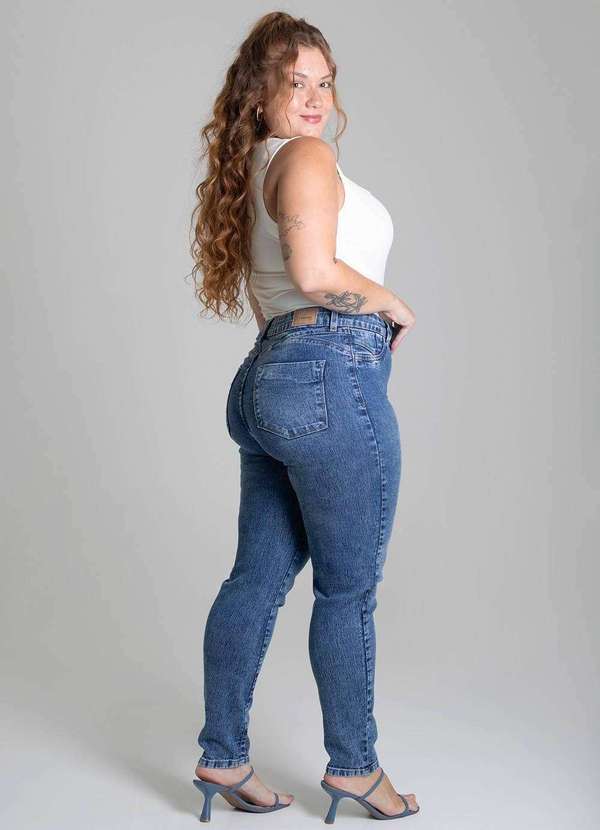 Sawary - Calça Jeans Sawary Plus Size - 279416 Azul 5