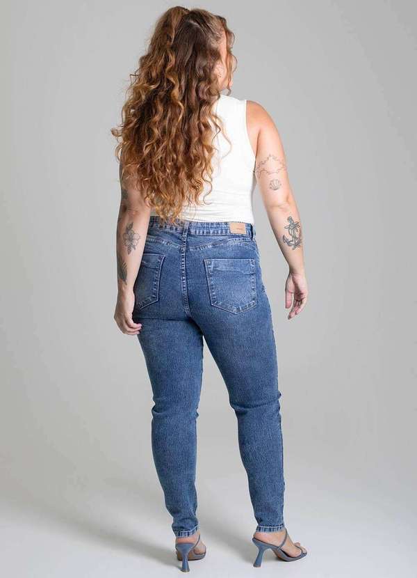 Sawary - Calça Jeans Sawary Plus Size - 279416 Azul 4
