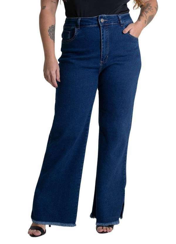Sawary - Calça Jeans Sawary Plus Size - 280107 Azul