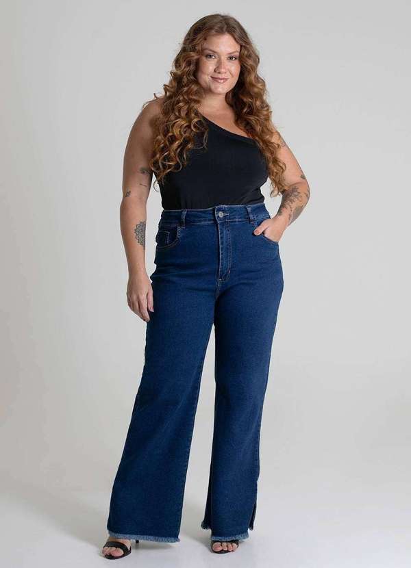 Sawary - Calça Jeans Sawary Plus Size - 280107 Azul 2