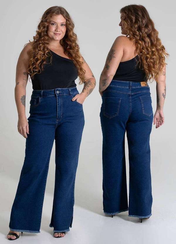 Sawary - Calça Jeans Sawary Plus Size - 280107 Azul 6