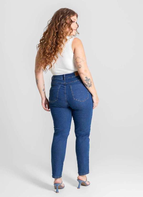 Sawary - Calça Jeans Sawary Plus Size - 280295 Azul 4