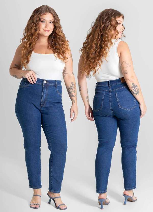 Sawary - Calça Jeans Sawary Plus Size - 280295 Azul 6