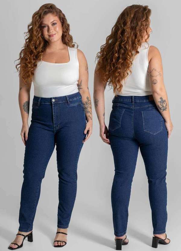 Sawary - Calça Jeans Sawary Plus Size - 280508 Azul 6