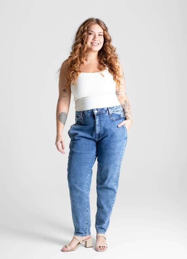 Sawary - Calça Jeans Sawary Plus Size - 280797 Azul 2