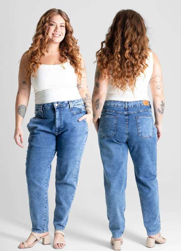 Sawary - Calça Jeans Sawary Plus Size - 280797 Azul 6