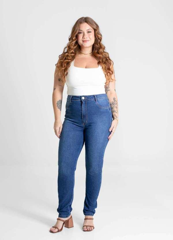 Sawary - Calça Jeans Sawary Plus Size - 280946 Azul 2
