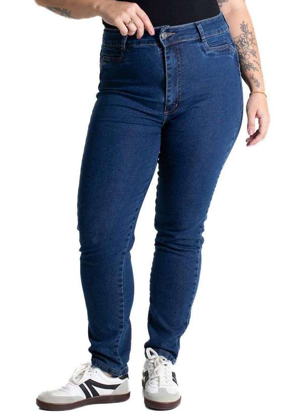 Sawary - Calça Jeans Sawary Plus Size Levanta Bumbum - 280605 Azul