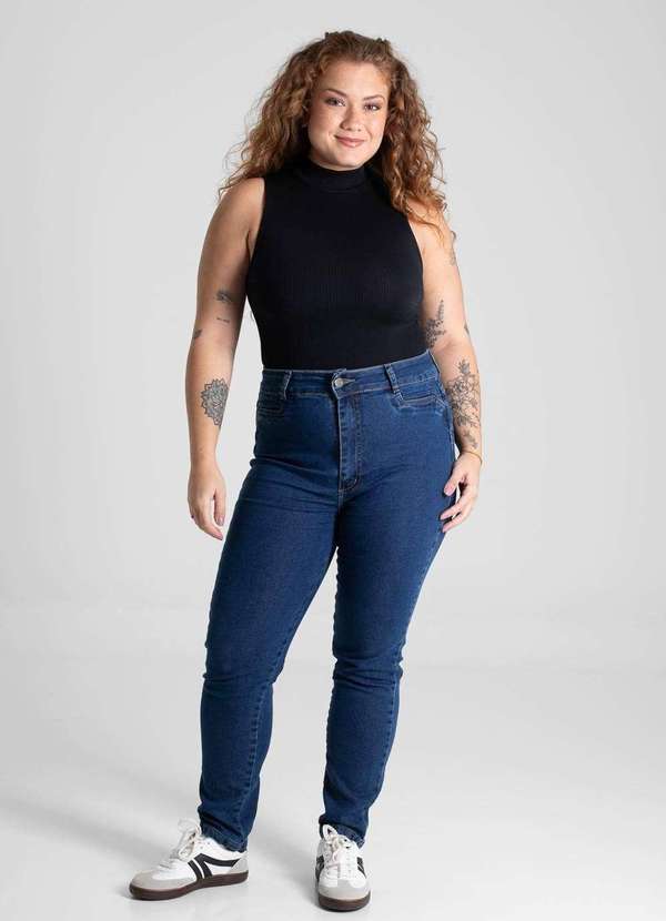 Sawary - Calça Jeans Sawary Plus Size Levanta Bumbum - 280605 Azul 2