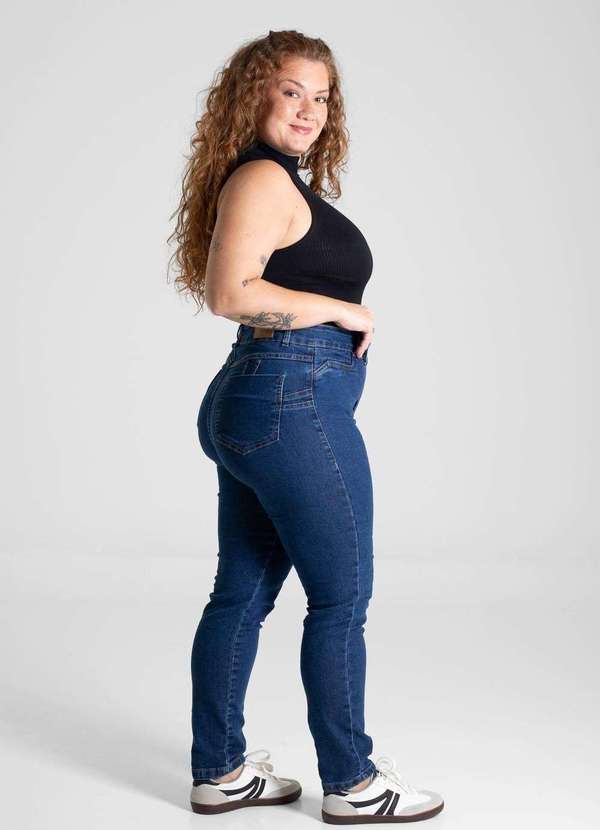 Sawary - Calça Jeans Sawary Plus Size Levanta Bumbum - 280605 Azul 3