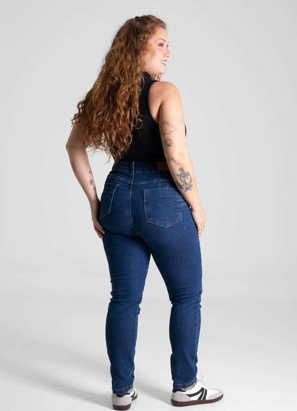 Sawary - Calça Jeans Sawary Plus Size Levanta Bumbum - 280605 Azul 4