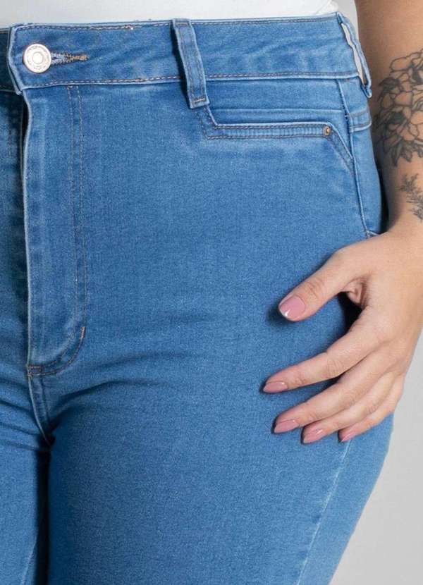 Sawary - Calça Jeans Sawary Plus Size Levanta Bumbum - 280607 Azul 5