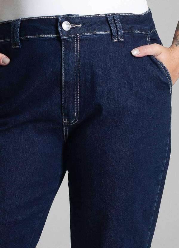 Sawary - Calça Jeans Sawary Plus Size Mom - 280931 Azul 5